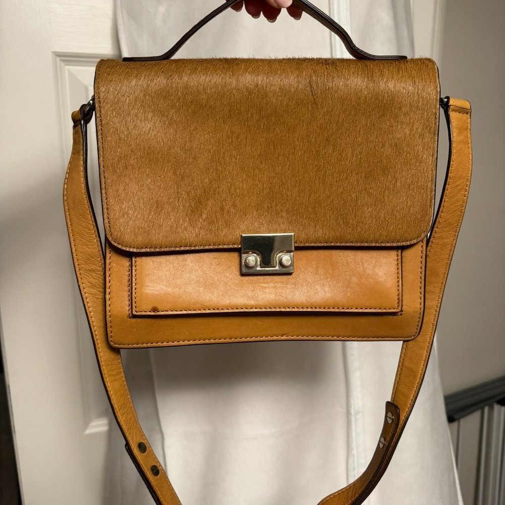 LOEFFLER RANDALL Minimal Rider Bag In Camel - Picture 5 of 5